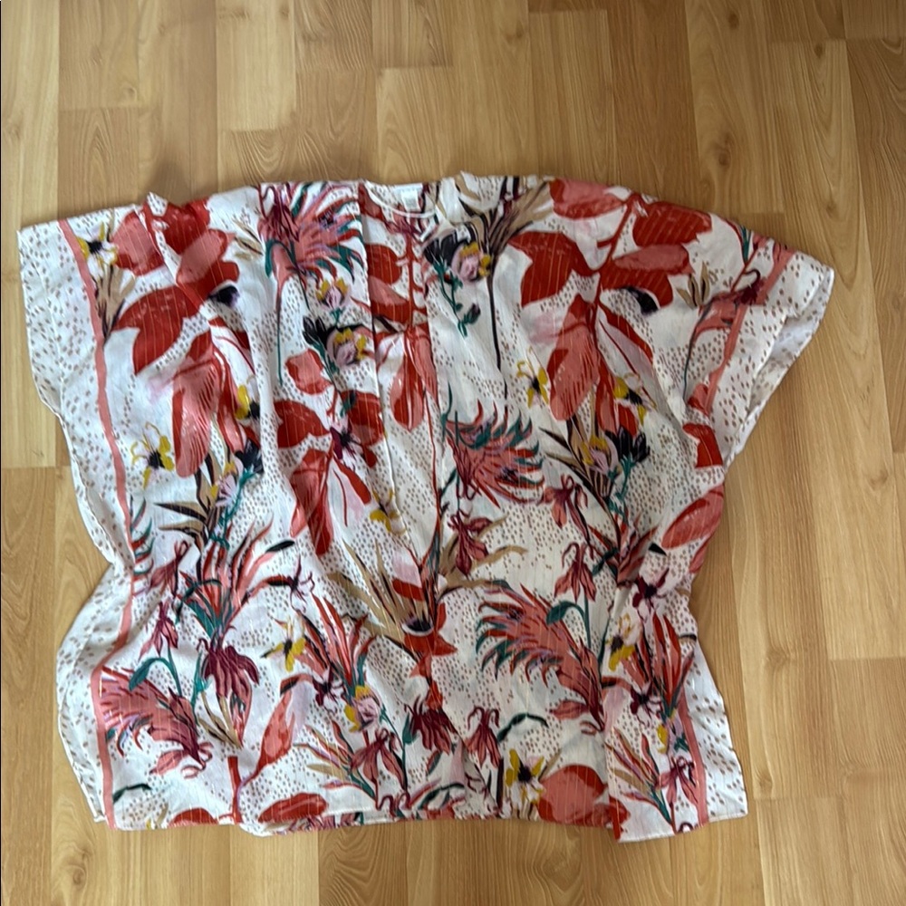 Floral Print Kimono